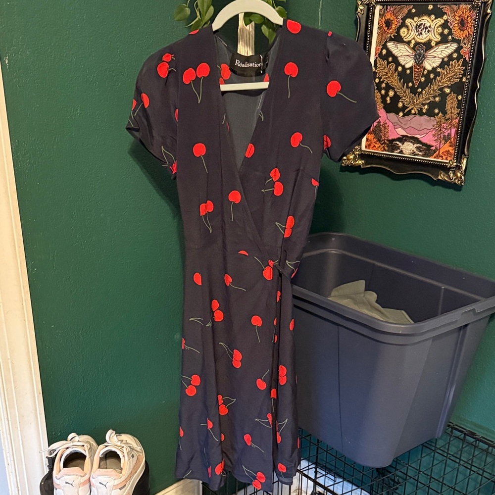 Realisation Par Cherry Wrap Dress